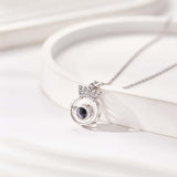 Personalized Crown Photo Projection Charm