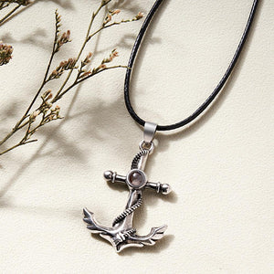 Personalized Anchor Photo Projection Charm