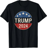 Waiting For Trump 2024 Funny T-Shirt Printed Graphic Clothing T-shirt & Hoodie