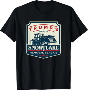Trump's Snowflake Removal Service - Funny Donald Trump 2024 T-Shirt Streetwear T Shirts for Men Camiseta Hombre T-shirt & Hoodie