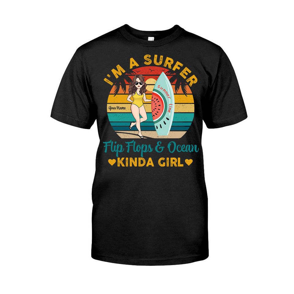 I'm A Flip Flops - Personalized Surfing T-shirt and Hoodie