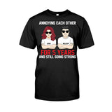 Annoying Each Other - Personalized Couple T-shirt and Hoodie