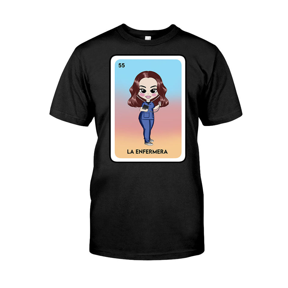 La Enfermera - Nurse Personalized T-shirt And Hoodie