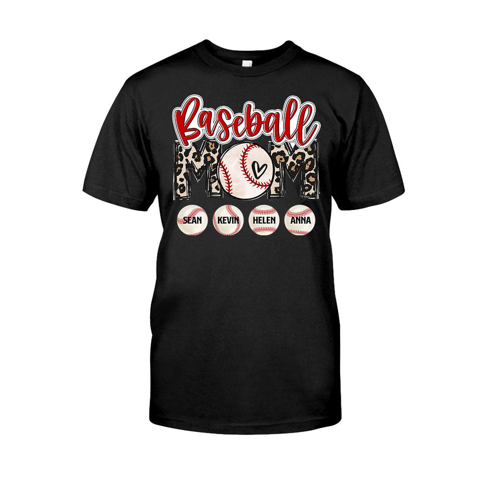 Baseball Mom - Personalized Baseball T-shirt and Hoodie