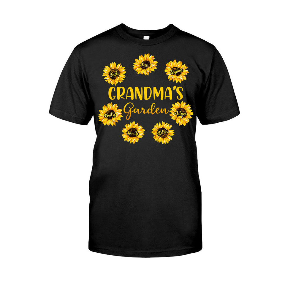 Grandma’s Garden - Gift for grandma, mom, dad, grandpa - Personalized T-shirt And Hoodie