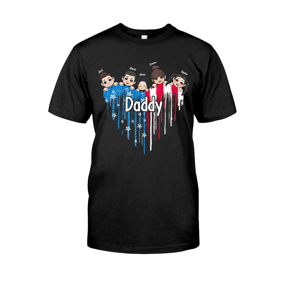 Best Dad Ever - Personalized Father T-shirt and Hoodie