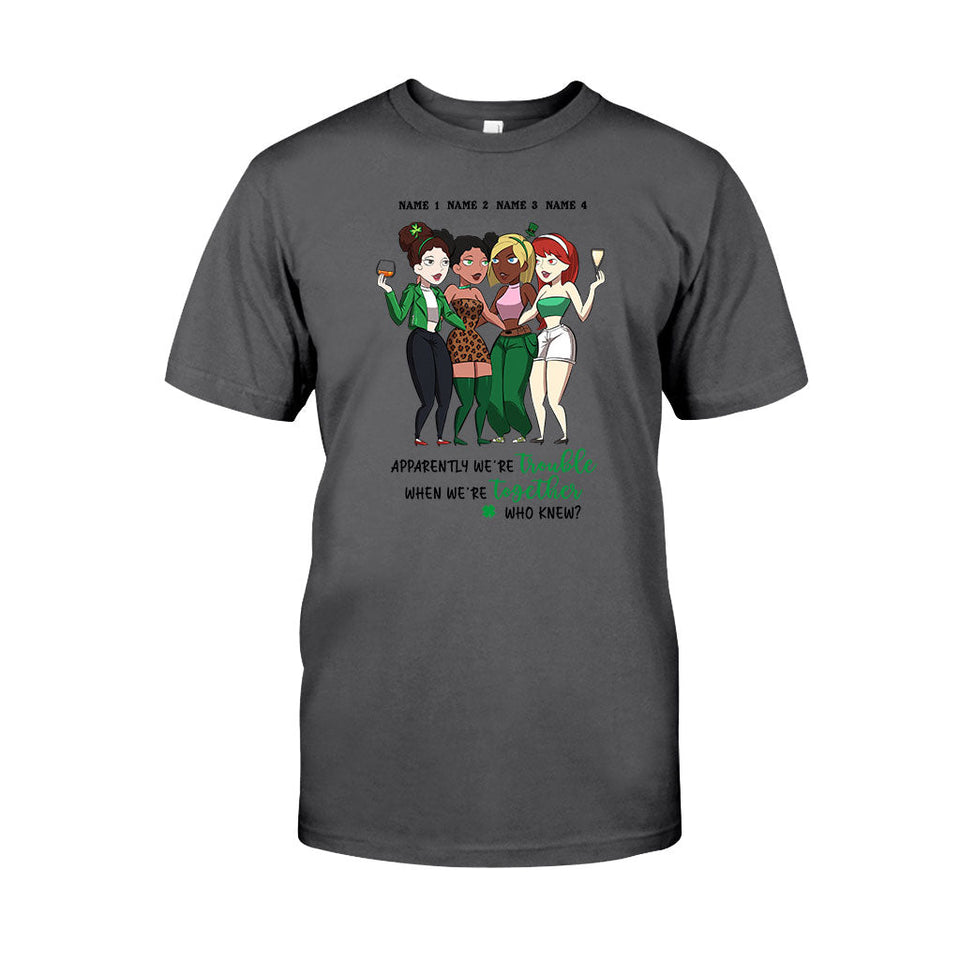 Shenanigans Coordinators - Personalized St. Patrick‘s Day Bestie T-shirt and Hoodie