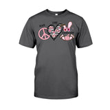 Peace Love One Hip Teacher - Personalized T-shirt and Hoodie