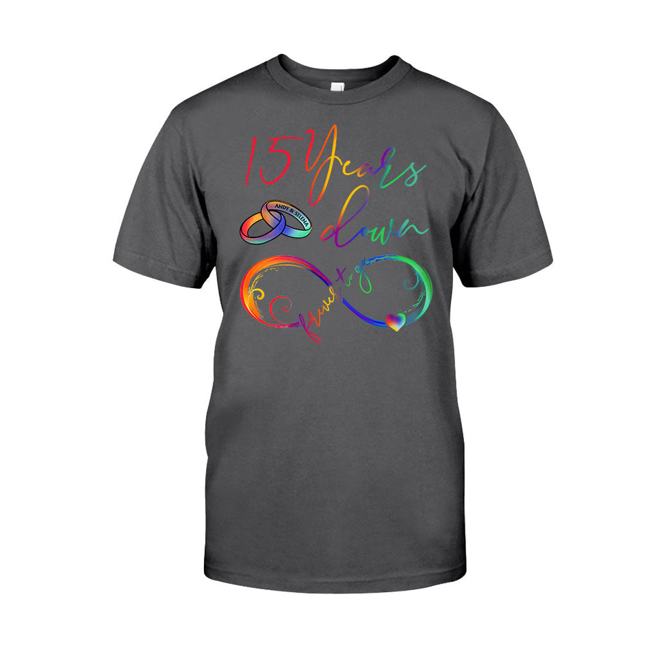 Forever To Go - Personalized Couple T-shirt and Hoodie