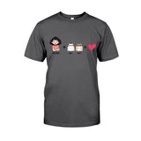 Me With The Cats - Personalized Cat T-shirt and Hoodie