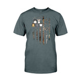 Love My Cats - Personalized Independence Day Cat T-shirt and Hoodie