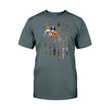 Love My Dogs - Personalized Independence Day Dog T-shirt and Hoodie