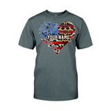 The July Cat Mom - Personalized Independence Day Dog T-shirt and Hoodie