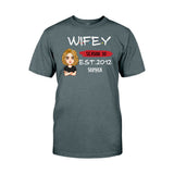 Hubby Wifey - Personalized Couple T-shirt and Hoodie