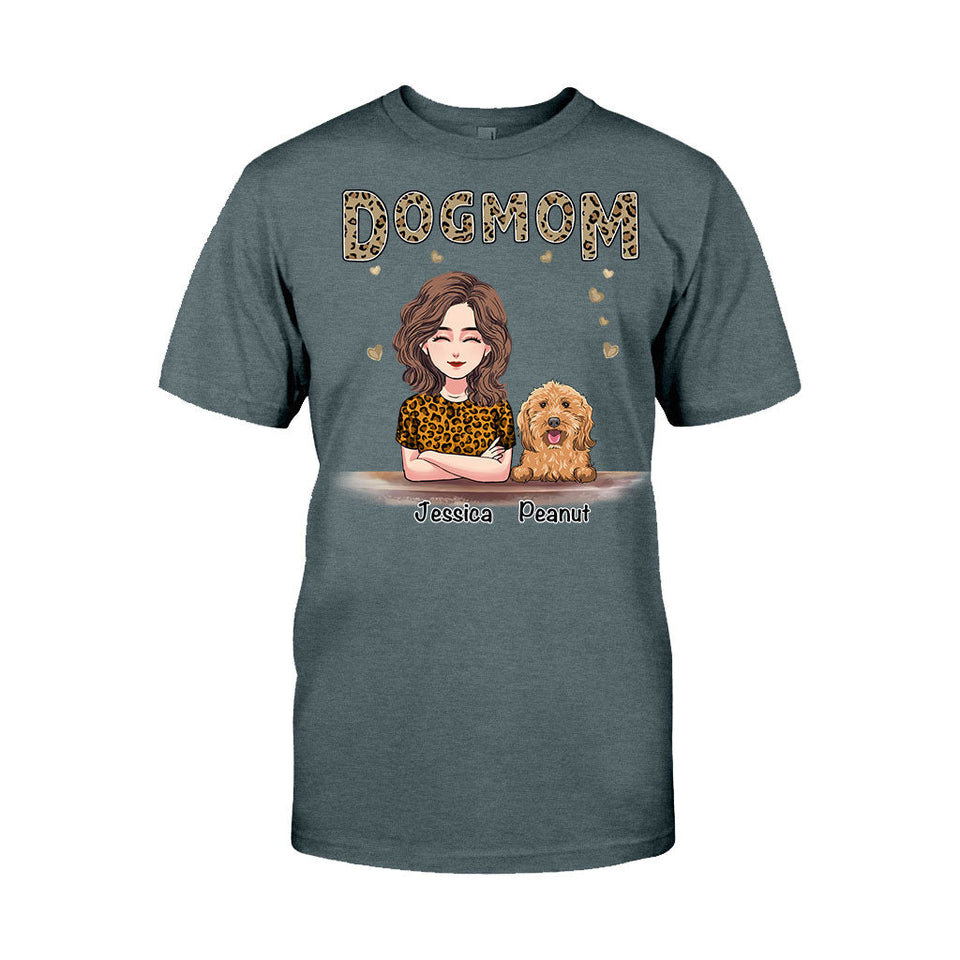 Dog Mom - Personalized Mother's day Dog T-shirt and Hoodie