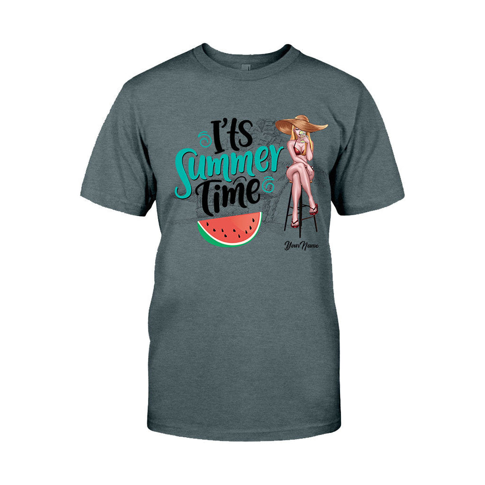 It's Summer Time - Personalized Sea Lover T-shirt and Hoodie