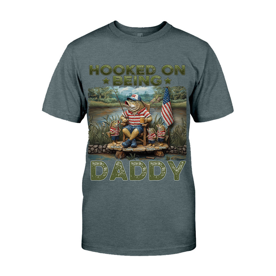Reel Cool Dad - Personalized Father T-shirt & Hoodie