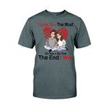 I Love You The Most - Personalized Couple T-shirt and Hoodie