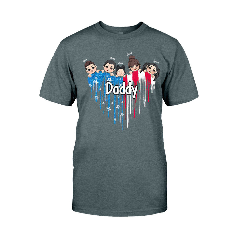 Best Dad Ever - Personalized Father T-shirt and Hoodie
