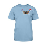 Life Is Better With Dogs - Personalized Independence Day T-shirt and Hoodie