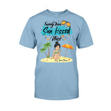 Sandy Toes Sunkissed Nose - Personalized Sea Lover T-shirt and Hoodie