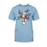 Happiness Is Being A Grandma - Gift for grandma, mom, aunt - Personalized T-shirt And Hoodie