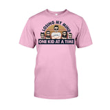 Losing My Mind One Kid At A Time - Gift for dad, dad - Personalized T-shirt And Hoodie