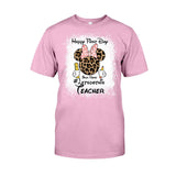 Happy First Day - Personalized Teacher T-shirt and Hoodie