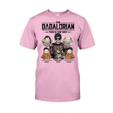 This Is The Way Dadalorian Mamalorian - Personalized Father T-shirt and Hoodie