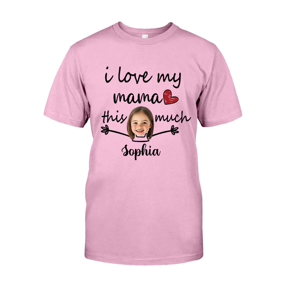 I Love You This Much - Personalized Kid T-shirt And Hoodie