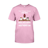 Two Things I Know - Personalized Dog T-shirt and Hoodie