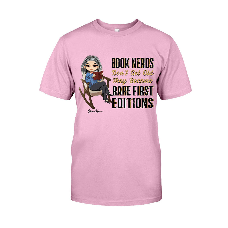 Book Nerds Don't Get Old - Personalized T-shirt and Hoodie
