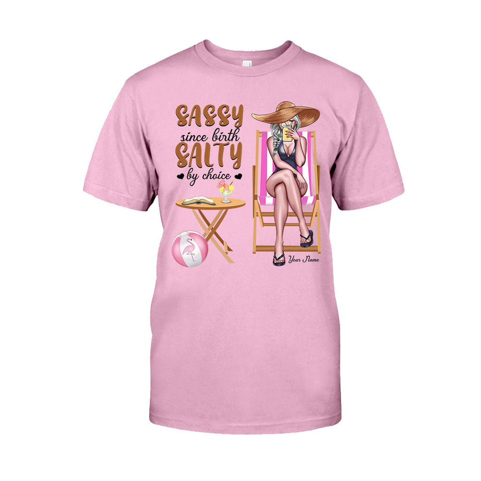 Beach Lovin' Girl - Personalized Sea Lover T-shirt and Hoodie