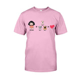 Me With The Dogs - Personalized Dog T-shirt and Hoodie