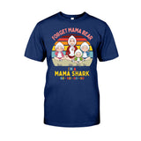 Mama Shark Do Do Do - Gift for mom, mom, dad, grandma, grandpa, aunt, uncle, shark lover - Personalized T-shirt And Hoodie