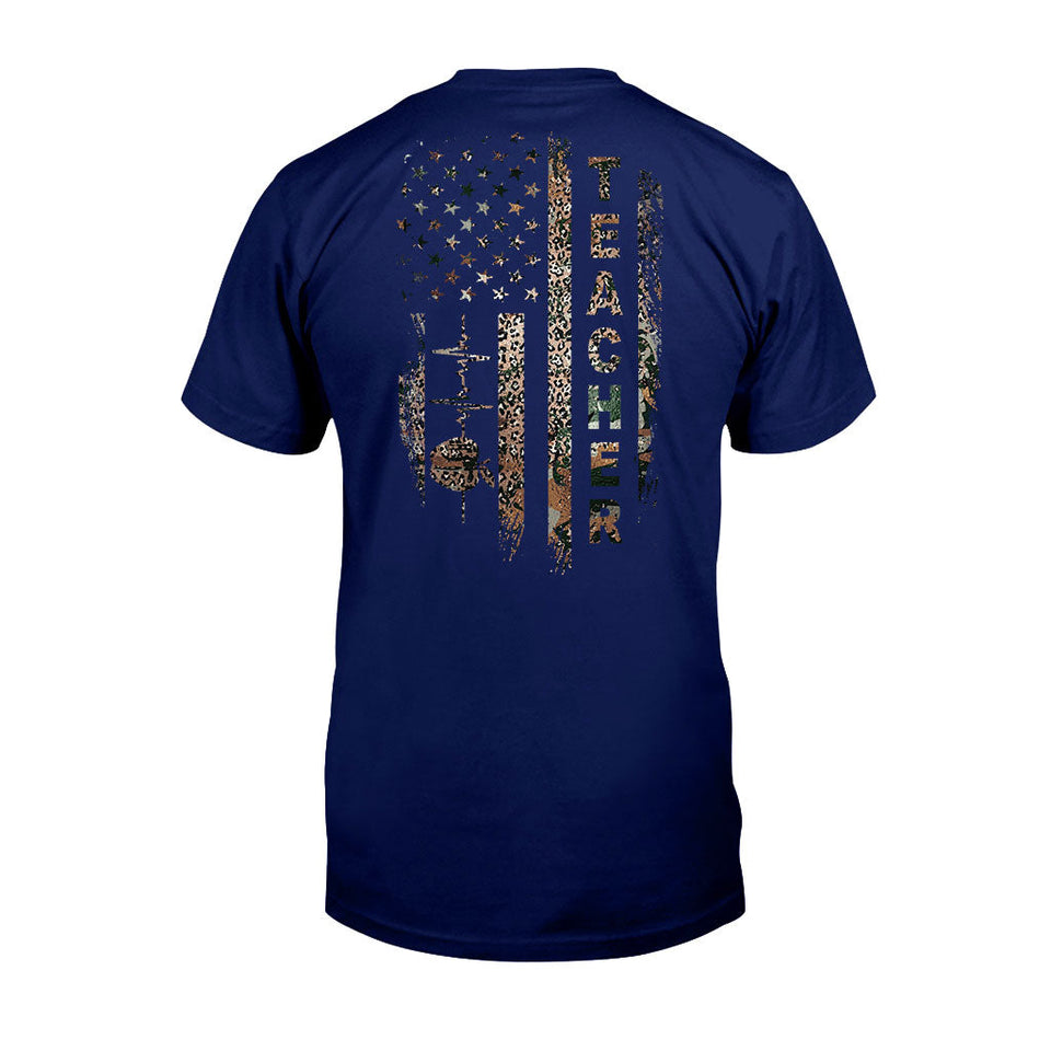 Teach Love Inspire - Personalized Independence Day Teacher T-shirt and Hoodie