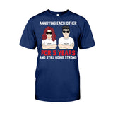 Annoying Each Other - Personalized Couple T-shirt and Hoodie