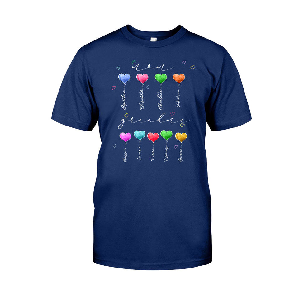 Mom Grandma - Personalized Mother's Day Grandma T-shirt and Hoodie