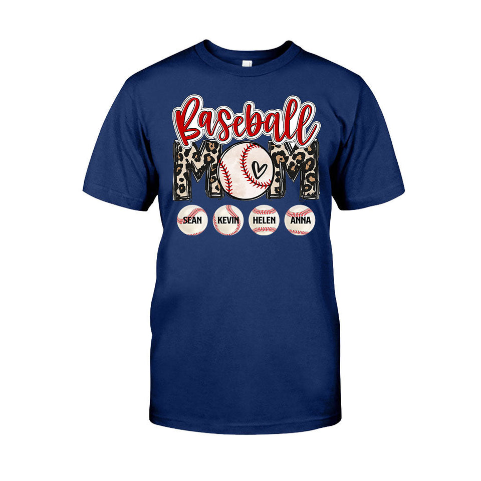 Baseball Mom - Personalized Baseball T-shirt and Hoodie