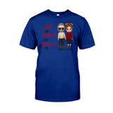 Met Engaged Married - Personalized Couple T-shirt and Hoodie