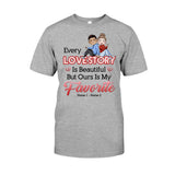 Our Love Story Is My Favorite - Personalized Couple T-shirt and Hoodie