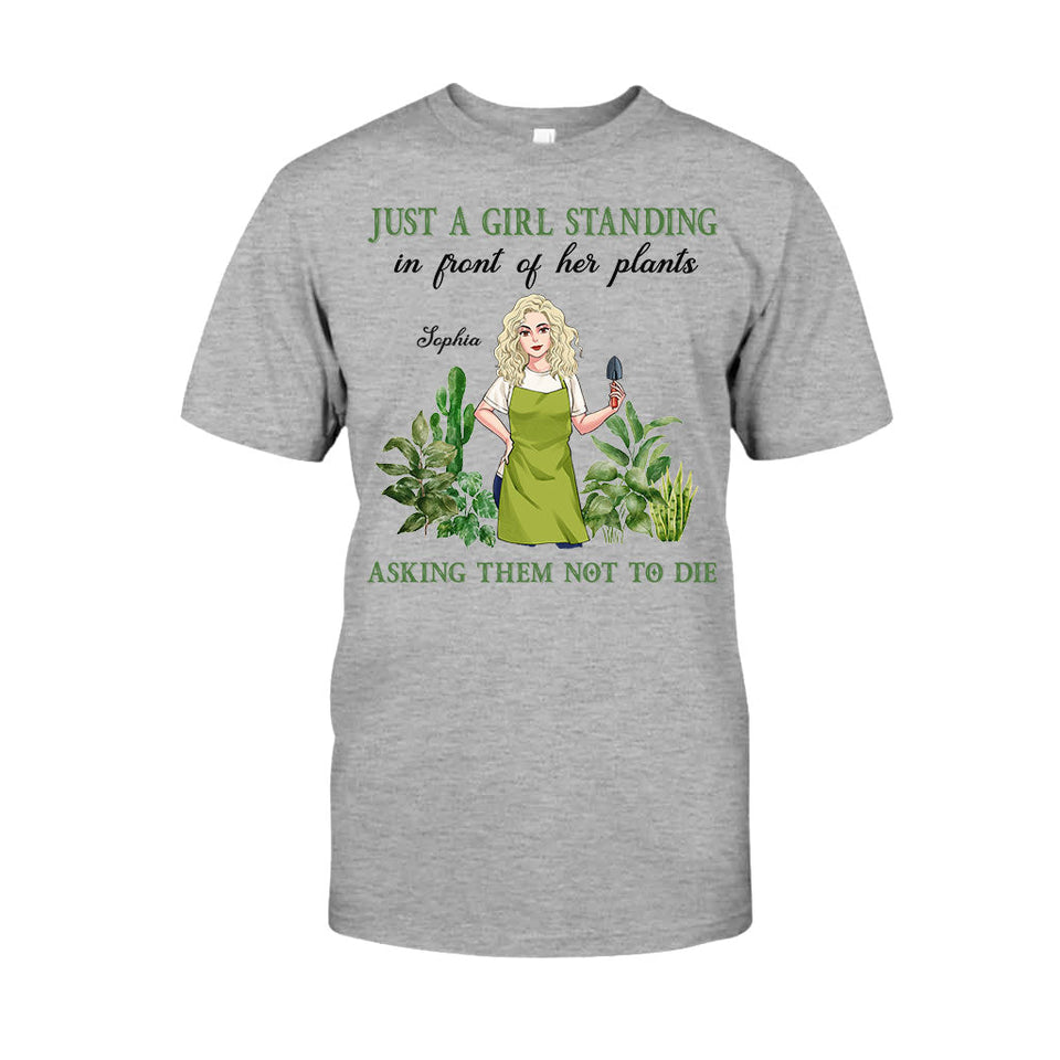 Gardening Girl - Personalized Gardening T-shirt and Hoodie
