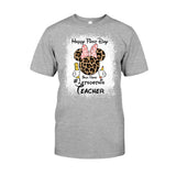 Happy First Day - Personalized Teacher T-shirt and Hoodie
