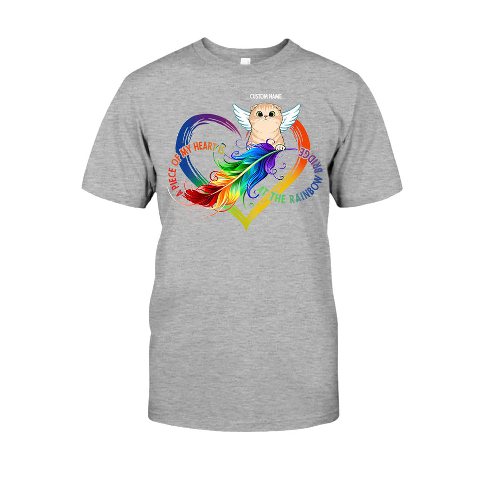 A Piece Of My Heart - Personalized Cat T-shirt and Hoodie