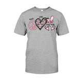 Peace Love Nurse Bunny - Personalized T-shirt and Hoodie