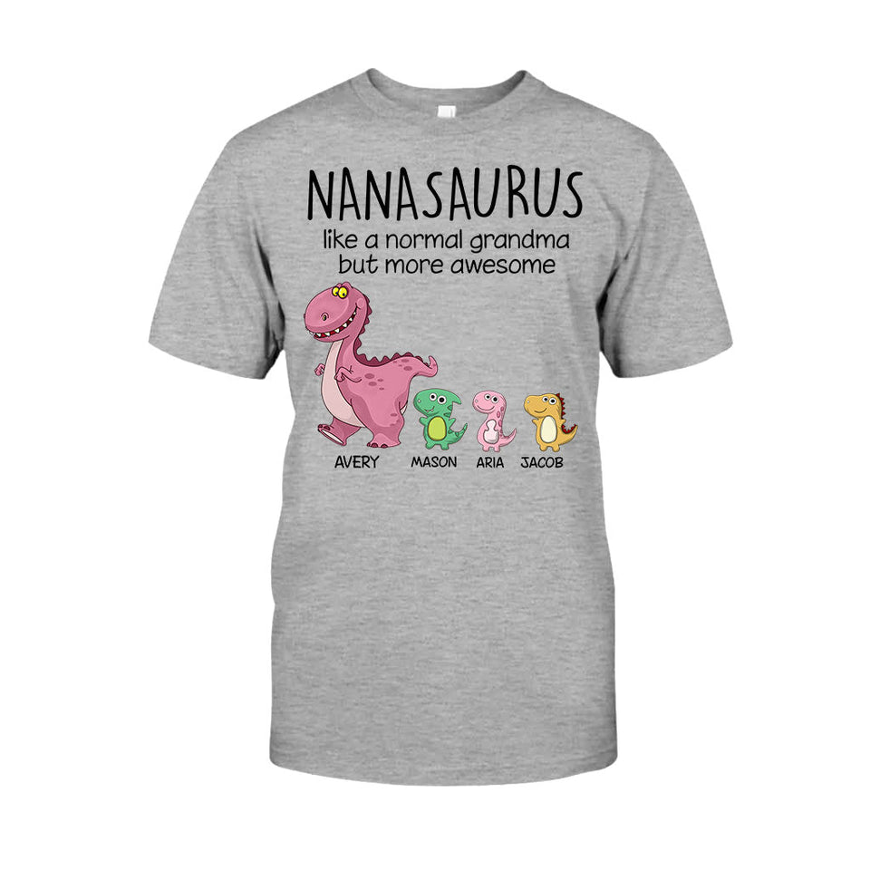 Grandmasaurus - Personalized Mother's day Grandma T-shirt and Hoodie