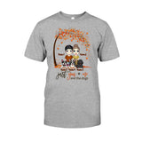 You Me And The Dogs - Personalized Fall Couple T-shirt and Hoodie