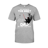 Hooked On Being Papa - Personalized Father's Day Fishing T-shirt and Hoodie