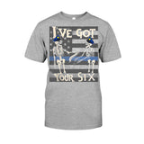 I've Got Your Six Funny Skeletons Halloween - Police Officer T-shirt And Hoodie