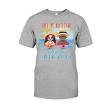 Boozing With My Beaches - Personalized Sea Lover T-shirt and Hoodie